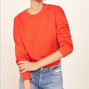 Reformation cropped sweatshirt
